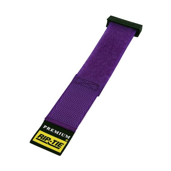 RIPーTIE リップロックケーブルラップ 25.4mmX368.3mm 3本入 紫 RLH-145-003-V 1パック(3本)（直送品）