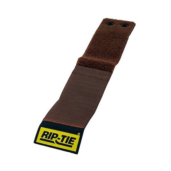 RIPーTIE ケーブルラップ 50.8mmX304.8mm 3本入 茶 E-12-003-BN 1パック(3本) 581-0875（直送品）