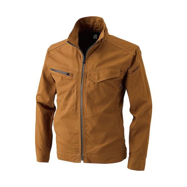 TS DESIGN ハイブリッドコットンジャケット M キャメル 3516 65 1着 579-6320（直送品）