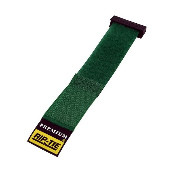 RIPーTIE リップロックケーブルラップ 25.4mmX368.3mm 3本入 緑 RIPーTIE リップロックケーブルラップ 25.4mmX368.3mm 3本入 緑