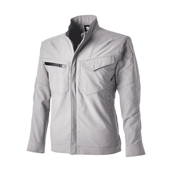 TS DESIGN エコハイブリッドダブルクロスジャケット L シルバーグレー 4616 25 1着 578-8411（直送品）