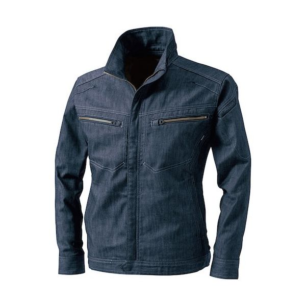 TS DESIGN LAYERED TWILL ロングスリーブジャケット 6L ネイビー 5316 45 1着 579-3094（直送品）