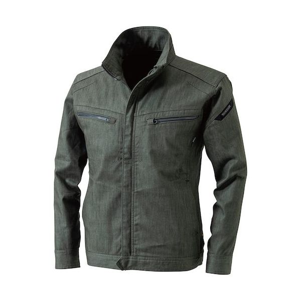 TS DESIGN LAYERED TWILLロングスリーブジャケット 6L カーキグリーン 5316 58 1着 579-3099（直送品）
