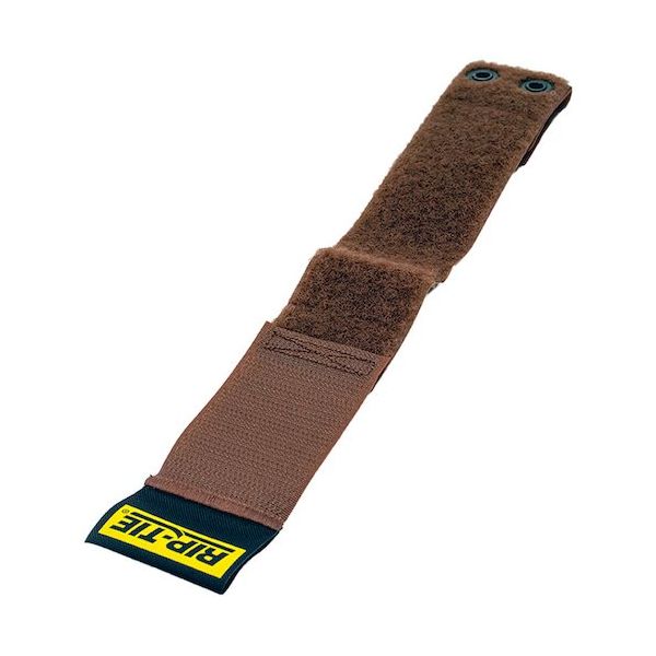 RIPーTIE ケーブルラップ 38.1mmX203.2mm 3本入 茶 D-08-003-BN 1パック(3本) 582-5017（直送品）