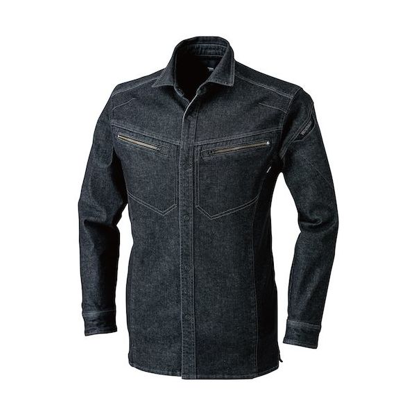 TS DESIGN 長袖シャツ 5L ブラック 5115 95 1着 584-3239（直送品）