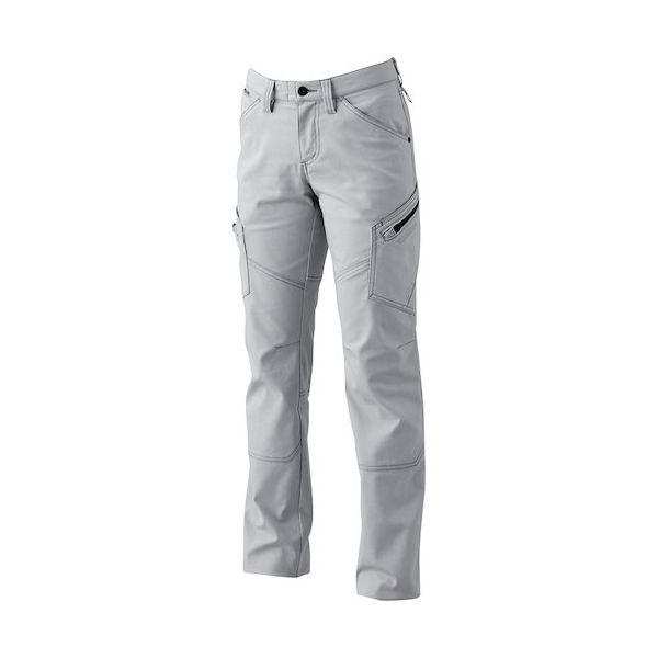TS DESIGN ハイブリッドコットンレディースカーゴパンツ S シルバーグレー 35141 25 1着 584-6504（直送品）