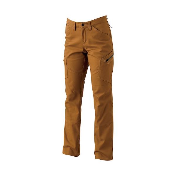 TS DESIGN ハイブリッドコットンレディースカーゴパンツ 5L キャメル 35141 65 1着 584-6491（直送品）