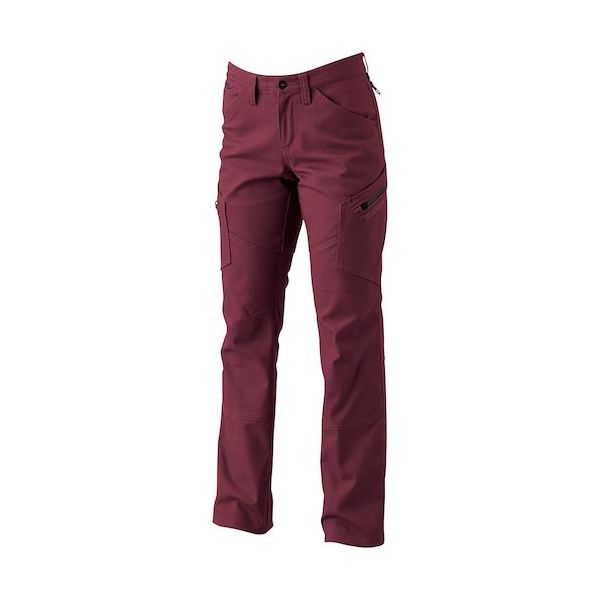 TS DESIGN ハイブリッドコットンレディースカーゴパンツ 5L ワイン 35141 75 1着 584-7922（直送品）