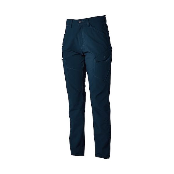TS DESIGN エコハイブリッドダブルクロスレディースカーゴパンツ S ネイビー 46141 45 1着 584-6499（直送品）