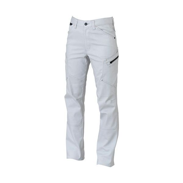 TS DESIGN LAYERED TWILLレディースカーゴパンツ LL シルバーグレー 53141 28 1着 584-9495（直送品）