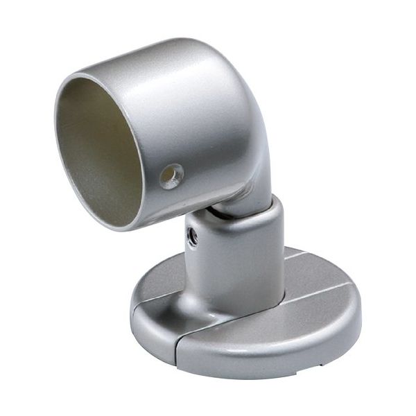 シロクマ SHIROKUMA C形ブラケット直止前出調整35φシルバー BR-691-35-SI 1個 199-0789（直送品）