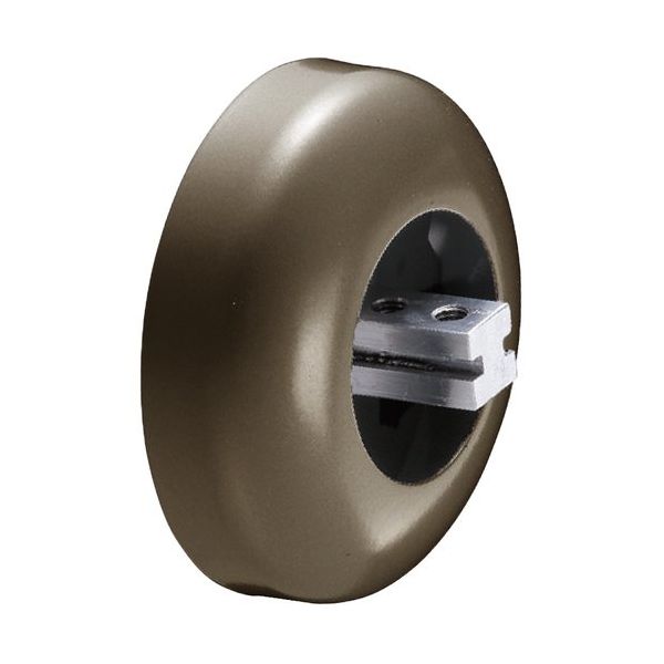 シロクマ SHIROKUMA スマートライン壁用エンド 35φ アンバー BR-724-35-AB 1個 199-3894（直送品）