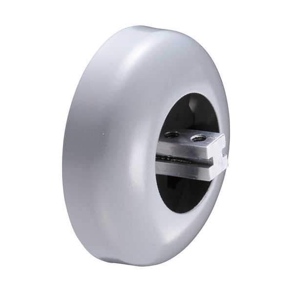 シロクマ SHIROKUMA スマートライン壁用エンド 35φ シルバー BR-724-35-SI 1個 199-0821（直送品）