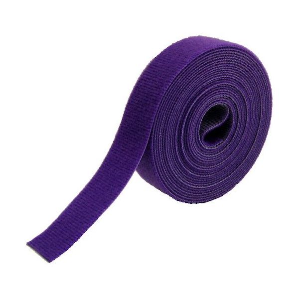 RIPーTIE ラップストラップ 12.7mmX182.88m 1巻 紫 W-60-1SP-V 607-8179（直送品）
