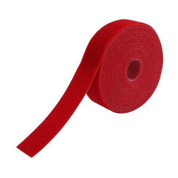 RIPーTIE ラップストラップ 12.7mmX182.88m 1巻 赤 W-60-1SP-RD 607-5086（直送品）