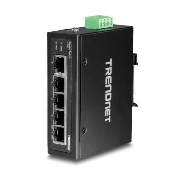 TRENDnet スイッチングハブ 産業用 ギガビット 5ポート TI-G50 1台 674-4047（直送品）