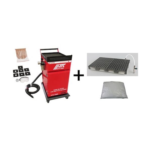 JTC くるみブラスト・エアーパルス洗浄機セット JTC7005SET 1個 653-3716（直送品）