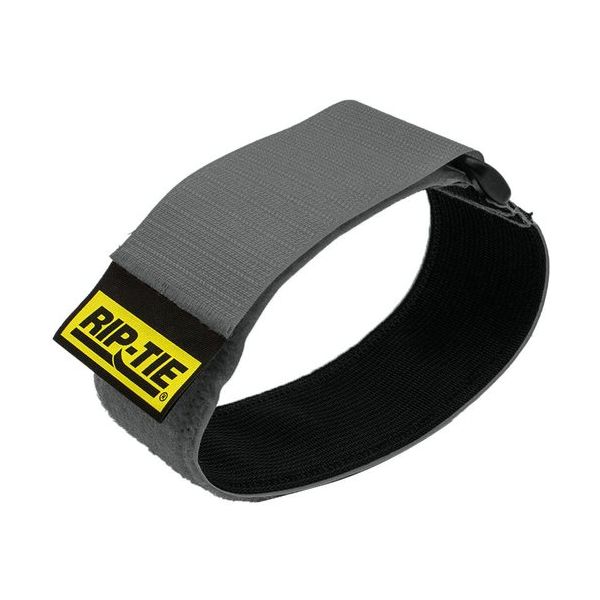 結束バンド・ケーブルラップ シンチストラップ ウェビング付き 50.8mmX1219.2mm 1本入 灰 OW-48-1PK-GY（直送品）