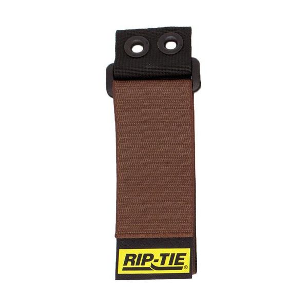 結束バンド・ケーブルラップ シンチストラップEG ウェビング付き 50.8mm×1778mm 1本入 茶 OW-70-G1P-BN（直送品）