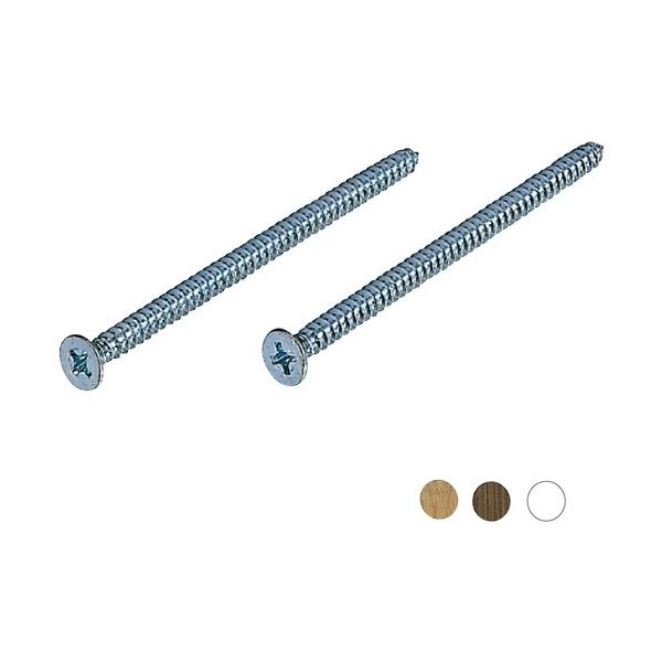 シロクマ SHIROKUMA ブラケットベース用固定ネジ A皿4×75 アイボリ FF-7-A4X75-IB 1箱 200-3154（直送品）