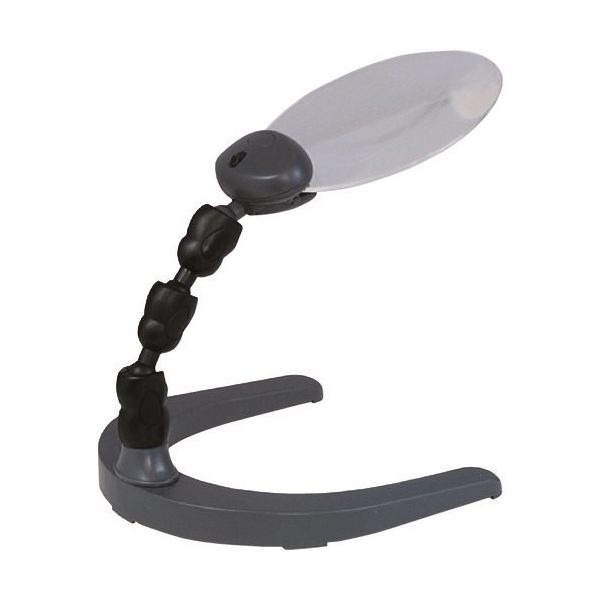 コンテック KONTEC 両手が使えるルーペ 卓上 LP-38R 1個 574-3124（直送品）