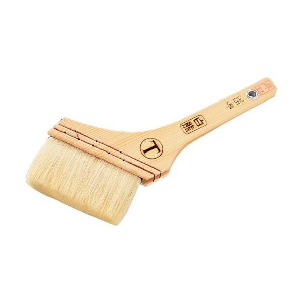 大塚刷毛製造 大塚 白熊 厚口 筋違 白 35号 1015010035 1本 229-0165（直送品）