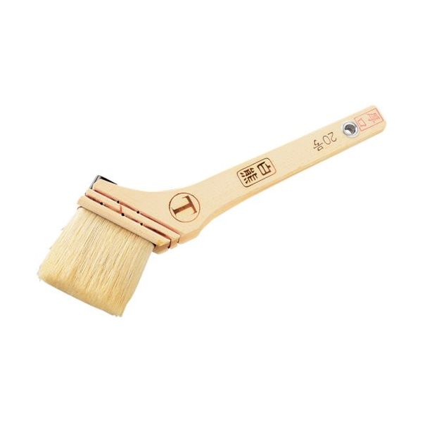 大塚刷毛製造 大塚 白熊 厚口 筋違 白 20号 1015010020 1本 229-1208（直送品）