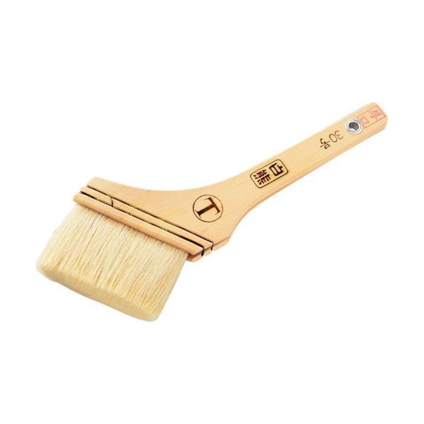 大塚刷毛製造 大塚 白熊 厚口 筋違 白 30号 1015010030 1本 229-1222（直送品）