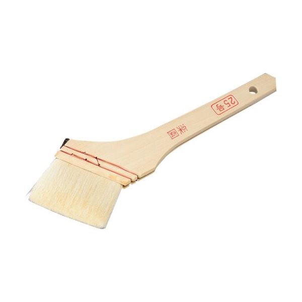 大塚刷毛製造 大塚 新 楽園ニス 筋違 白 25号 1017810025 1本 229-0739（直送品）