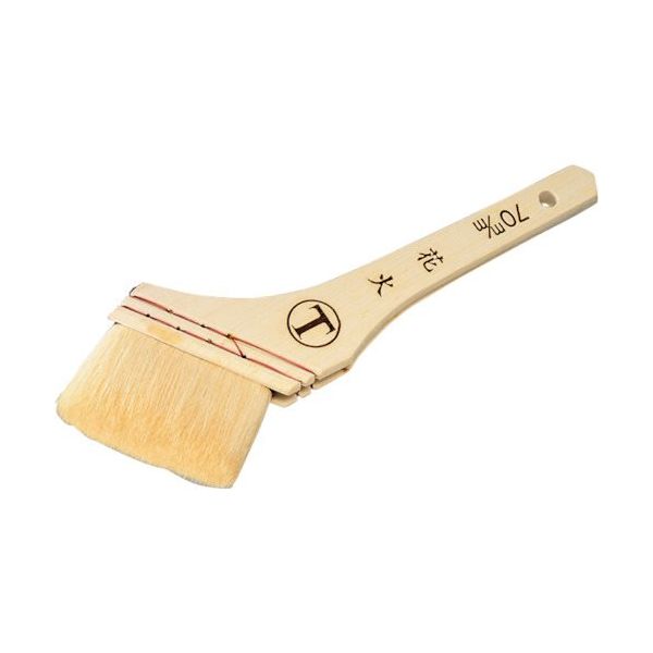 大塚刷毛製造 大塚 新花火 筋違 白 70ミリ 1017830070 1本 229-0353（直送品）