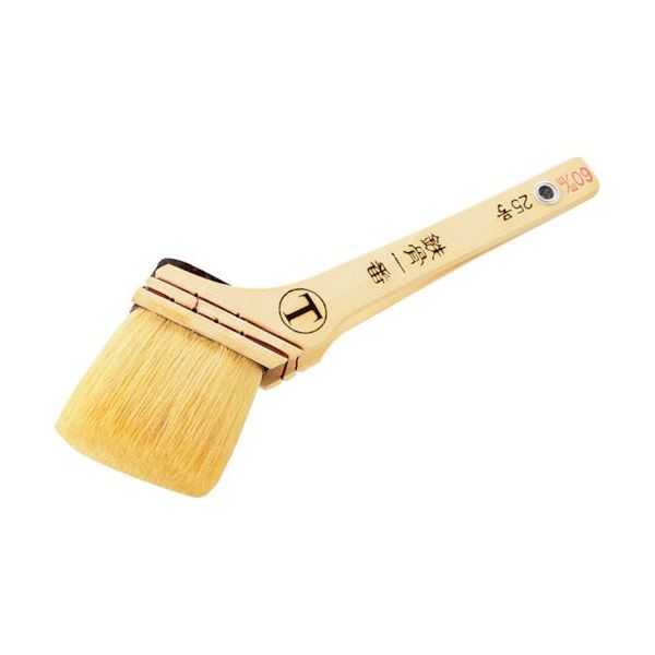 大塚刷毛製造 大塚 新 鉄骨一番 筋 白毛 25号 60ミリ 1031020025 1本 229-1482（直送品）