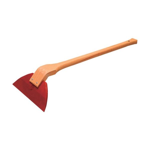 大塚刷毛製造 大塚 柄付ゴムベラ 長柄 赤 特大 3003050006 1枚 229-1650（直送品）