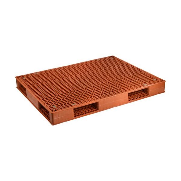 日本プラパレット NPC プラスチックパレットFOー144113(140) 両面四方差し ブラウン FO144113(140) 1枚（直送品）