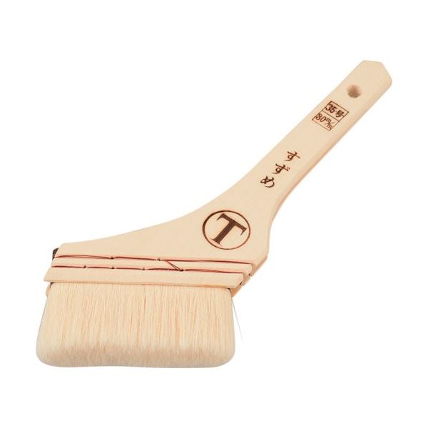 大塚刷毛製造 大塚 *すずめニス 筋違 白 35 号 /80ミリ 1017510085 1本 533-7802（直送品）