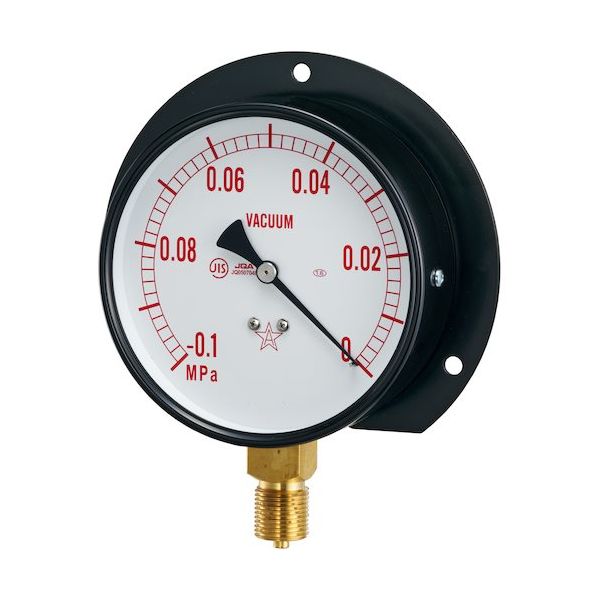 右下精器製造 右下 一般真空計(成績書付き、トレーサビリティ無し) G421-211-0MPA-SE 1個 508-4441（直送品）
