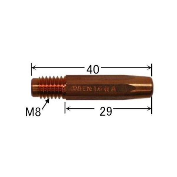 ダイヘン アルメガロボット アルミ用チップ L10361C01 1セット(10個) 563-9850（直送品）