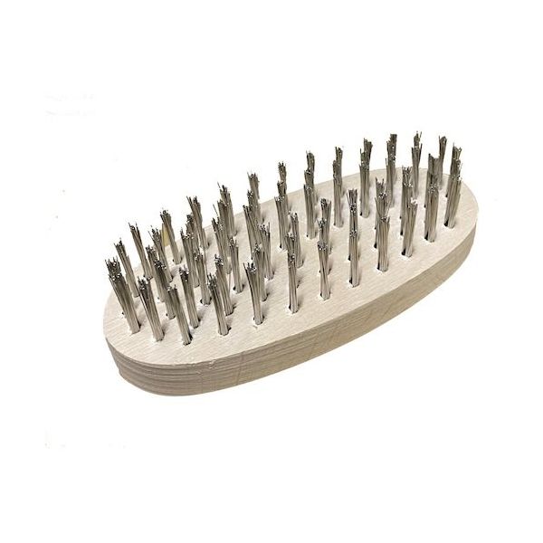 好川産業 ワイヤーブラシ白線小判6行 YK40601 1セット(10本) 582-6479（直送品）