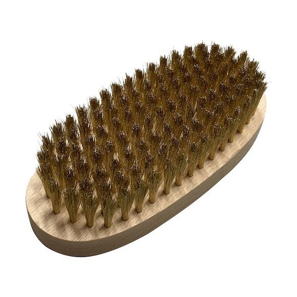 好川産業 真鍮ワイヤーブラシ小判6行 YK40661 1セット(10本) 582-6481（直送品）
