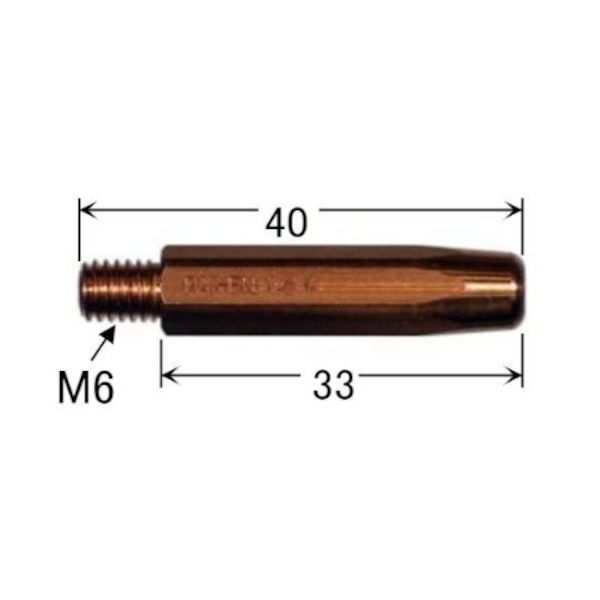 ダイヘン アルミMIG用チップ40L U2502H04 1セット(10個) 577-2287（直送品）