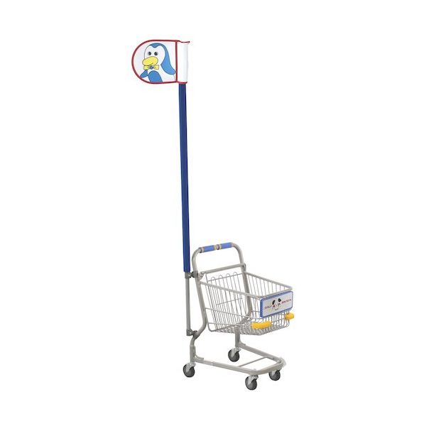 大和産業 お手伝いカート PJ3ーC75 (旗付き:ペンギン) PJ3-C75-P 1台 591-5739（直送品）