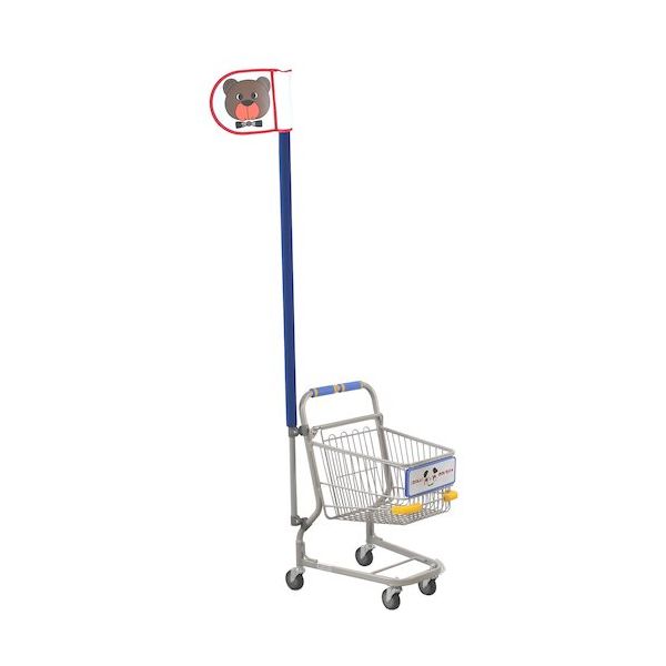 大和産業 お手伝いカート PJ3ーC75 (旗付き:クマ) PJ3-C75-KU 1台 591-5745（直送品）