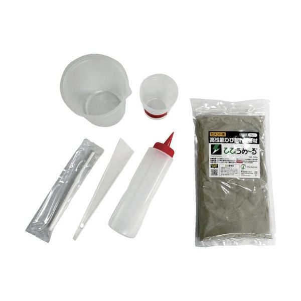 ツネミ ひびうめ~る グレー 施工キット付き HIBIUMERU GY KIT 1セット 606-9106（直送品）