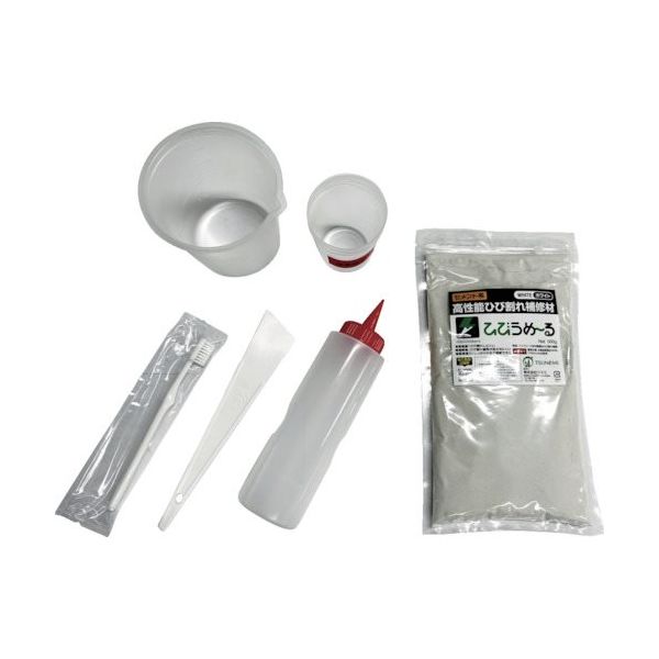 ツネミ ひびうめ~る ホワイト 施工キット付き HIBIUMERU WH KIT 1セット 606-9105（直送品）