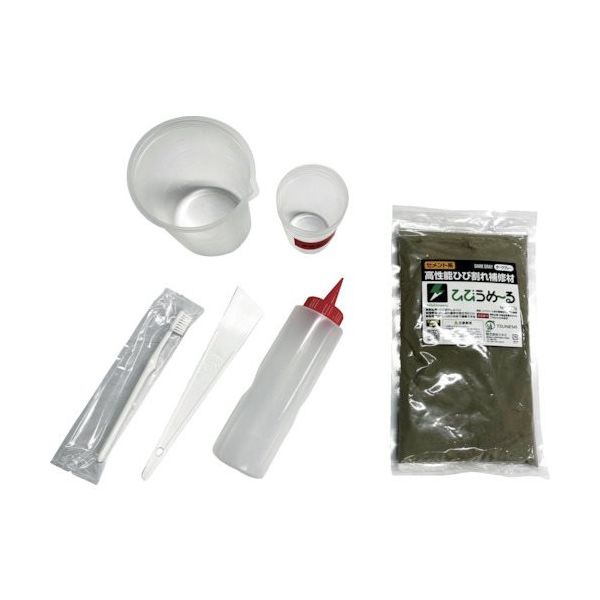 ツネミ ひびうめ~る ダークグレー 施工キット付き HIBIUMERU DGY KIT 1セット 606-9109（直送品）