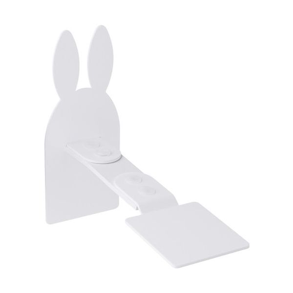 ティーエフサービス 転倒防止粘着用金具 tafuca ラックフラット うさぎタイプ2個入り 袋詰めタイプ TRU-013F 1袋(2個)（直送品）