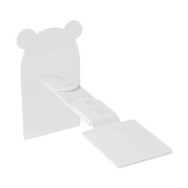 ティーエフサービス 転倒防止粘着用金具 tafuca ラックフラット くまタイプ2個入り 袋詰めタイプ TRK-013F 1袋(2個)（直送品）