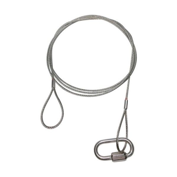 共成 落下防止ステンレスワイヤー線径2.5mm(10本セット)900L 2.5-900 1セット(10本) 664-2865（直送品）