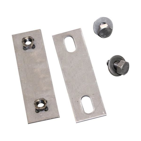 ウッドプラスチックテクノロジー ウッドプラスチック プレート型連結金具 MOUNTING BRACKET METAL PLATE 1個（直送品）