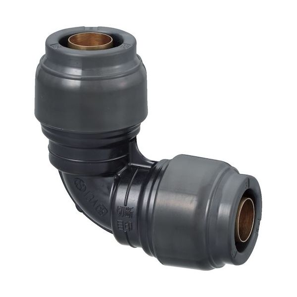 オンダ製作所 ダブルロックジョイントRevos RPL3型 なめらかエルボ 10A×10A RPL3-10 1個 651-1581（直送品）