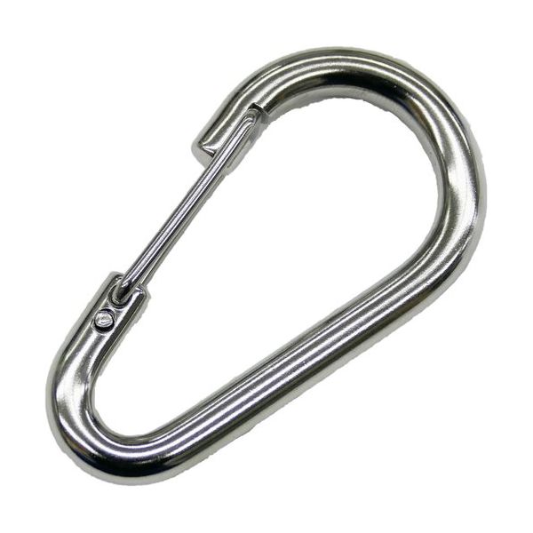 水本機械製作所 水本 ステンレス ナス型フック 線径3mm長さ38mm B-3107 1袋(1個) 677-7527（直送品）